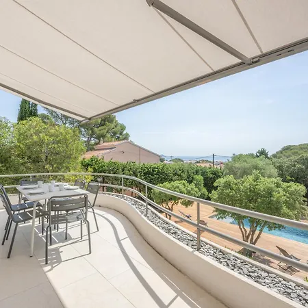 Lumineuse Vue Mer&piscine Privée - St Aygulf Villa *